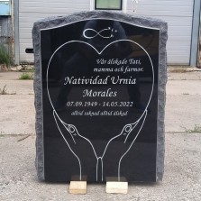 gravsten hjärta