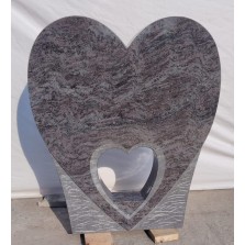 Gravsten hjärta stående - Bästa Pris - Lovesten Gravstenar AB