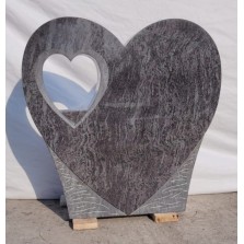 Gravsten hjärta stående - Bästa Pris - Lovesten Gravstenar AB