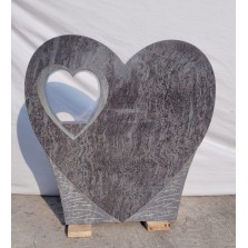 Gravsten hjärta stående - Bästa Pris - Lovesten Gravstenar AB
