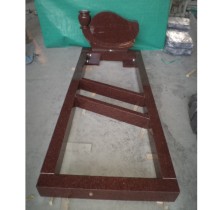 Gravsten Hjärta 212 Red