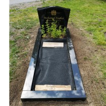 Gravsten PG 10 + Gravram (200x80x10 cm )