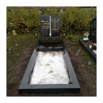 Gravsten  PG Bok 114 + Gravram  -100x240x10 Cm