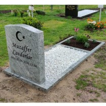 Gravsten PG 10  + Gravram (200x80x5x12 cm )