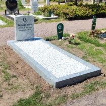 Gravsten LS10 + Gravram (250x100x10x15 cm )