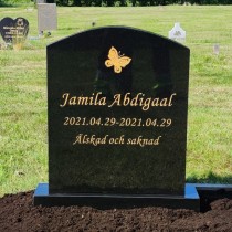 Gravsten LS11 ( 50x60x10 CM )+ Sockel 10x15x60