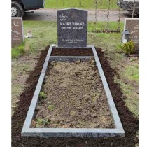 Gravsten LS10   + Gravram (200x80x5x12 cm )