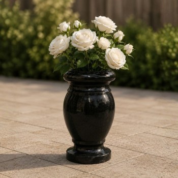 Granite flower pot